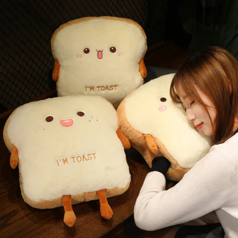 Plush "I'm Toast" handwarmer pillow - Praktical Toys
